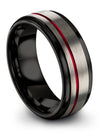 Wedding Set Rings for Girlfriend and Wife Tungsten Wedding Bands for Boyfriend - Charming Jewelers
