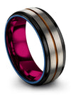 Wedding Professor Tungsten Carbide Wedding Rings 8mm Personalized Promise Rings - Charming Jewelers