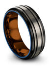 Plain Wedding Band Sets for Him and Him Tungsten Matching Wedding Rings - Charming Jewelers