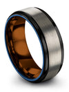 Womans Wedding Tungsten Bands for Man Islam Small Ring Men&#39;s Promise Band - Charming Jewelers