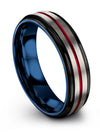 Wedding Anniversary Rings for Guy Only His and Wife Tungsten Wedding Bands - Charming Jewelers