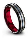 Ladies Tungsten Promise Rings Sets Tungsten Grey Guys 6mm 6th - Sugar or Candy - Charming Jewelers