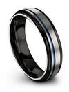 Wedding Ring Set Men Wedding Bands Set Husband and His Tungsten Couple&#39;s - Charming Jewelers