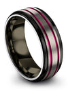 Jewelry Wedding Sets Rings Tungsten Carbide Band Grey Engagement Woman Ring - Charming Jewelers