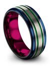 Wedding Band Sets Male Engagement Bands Tungsten Carbide Ring Sets for Ladies - Charming Jewelers