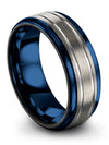 Wedding and Engagement Man Bands Set for Men Luxury Tungsten Rings Lady Solid - Charming Jewelers