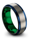 Simple Wedding Bands Cute Tungsten Ring Luxury Bands Gift for Guys Birthday - Charming Jewelers
