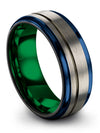 8mm Wedding Band Tungsten Carbide Wedding Band Rings 8mm Cute Engagement Mens - Charming Jewelers