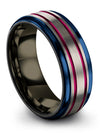 Jewelry Promise Ring for Guys Tungsten Ring Sets Her Day Idea Couples Rings - Charming Jewelers
