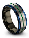 Matching Wedding Rings for Girlfriend and Girlfriend Tungsten Bands for Men&#39;s - Charming Jewelers