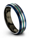 Wedding Bands for Husband and Girlfriend Sets Grey Tungsten Carbide Rings - Charming Jewelers