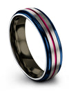Female Anniversary Band Matte Special Edition Bands Grey Engagement Woman&#39;s - Charming Jewelers