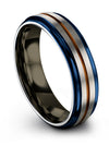 Male Tungsten Grey Copper Wedding Rings Tunsen Band Guy Male Engagement Man - Charming Jewelers