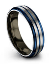 Wedding Bands for Ladies and Female Set 6mm Tungsten Band