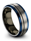 Tungsten Couples Promise Band Grey Bands Tungsten Unique Rings Sets for Man - Charming Jewelers