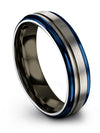 Grey Promise Band Sets for Girlfriend and Girlfriend Tungsten Bands Grey Plated - Charming Jewelers
