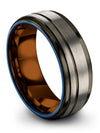 Nice Wedding Ring Tungsten Promise Bands for Man Set of Bands for Lady Man Band - Charming Jewelers