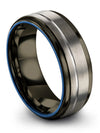 Tungsten Grey Wedding Bands Womans Wedding Tungsten Band Simple Jewelry - Charming Jewelers