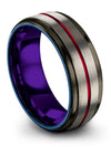 Perfect Promise Band Carbide Tungsten Wedding Rings Cute Band for Lady - Charming Jewelers