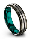 His and Husband Promise Rings Bands Tungsten Bands for Lady Engravable Couples - Charming Jewelers