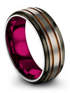 Birth Day for Couples Tungsten Carbide Band for Woman Rings for Couples Grey - Charming Jewelers