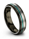 Simple Wedding 6mm Tungsten Grey Band Customized Promise Band Best Gifts Dad - Charming Jewelers