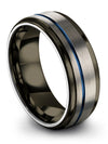 Couple Wedding Bands Set Grey Tungsten Wedding Ring for Couples Matching Best - Charming Jewelers