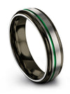Male Middle Finger Bands Male Band Tungsten Engraved Matching Engagement Womans - Charming Jewelers