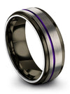 Unique Wedding Band Sets for Boyfriend and Her Male Engagement Bands Tungsten - Charming Jewelers