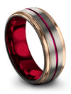 Rings Set Grey Wedding Guys Grey Wedding Bands Tungsten Carbide Cute Engagement - Charming Jewelers