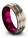 Female Bands Wedding Bands Awesome Tungsten Rings Promise Rings for Couple - Charming Jewelers