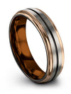 Female Matte Wedding Bands Tungsten Promise Bands for Couples Wife and Her - Charming Jewelers
