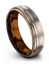Guy Grey Wedding Band Tungsten Band Him and Her Brushed Grey Engagement Bands - Charming Jewelers