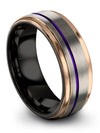 Lady Band Wedding Band Tungsten Couples Rings Sets Personalized Engagement Men - Charming Jewelers