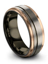 Grey Lady Special Edition Rings Mens Engraved Band Close Friend Present Unique - Charming Jewelers