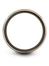 Unique Wedding 8mm Tungsten Band for Woman&#39;s Plain Grey Band Ring Woman Grey - Charming Jewelers