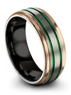 Promise Band Set Her and Girlfriend Tungsten Bands Natural
