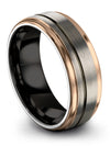 Cute Promise Band Tungsten Wedding Bands Sets for His and Girlfriend Female - Charming Jewelers