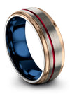Carbide Tungsten Promise Band Tungsten Band Natural Finish Grey Band Ring - Charming Jewelers