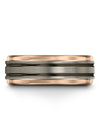 Lady Grey Metal Wedding Rings Special Tungsten Bands Grey Guys Jewelry Promise - Charming Jewelers