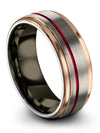Christian Wedding Bands Tungsten Carbide Wedding Rings 8mm Promise Rings - Charming Jewelers
