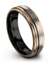 Girlfriend and Wife Promise Rings Sets Grey Tungsten Bands