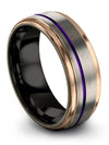 Tungsten Couples Wedding Band Personalized Lady Band Tungsten Marry Band - Charming Jewelers