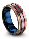 Brushed Wedding Band Female Fancy Band Lady Gifts Small Present for Guy - Charming Jewelers