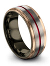 Bands Promise Band Man Tungsten Ring for Male Step Flat Girlfriend for My King - Charming Jewelers
