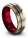 Graduation for Father Tungsten Band for Girlfriend Woman&#39;s Promise Band - Charming Jewelers