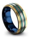 Wedding Anniversary Band Wedding Rings Tungsten Carbide Promise Ring for Birth - Charming Jewelers