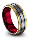 Wedding Rings Matching Brushed Grey Tungsten Guy Wedding Ring Girlfriend Day - Charming Jewelers
