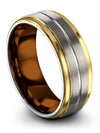 Wedding Band for Couples Tungsten Engagement Womans Band for Woman&#39;s Matching - Charming Jewelers