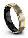 Ladies Matte Grey Wedding Ring Carbide Tungsten Wedding Band Jewelry Rings - Charming Jewelers